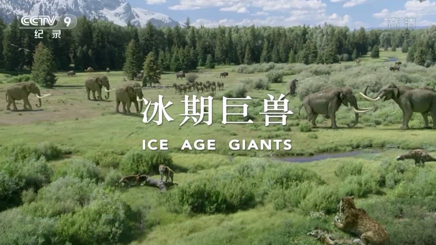 BBC纪录片《冰河巨兽 Ice Age Giants》全3集 英语中字 1080P高清网盘下载 