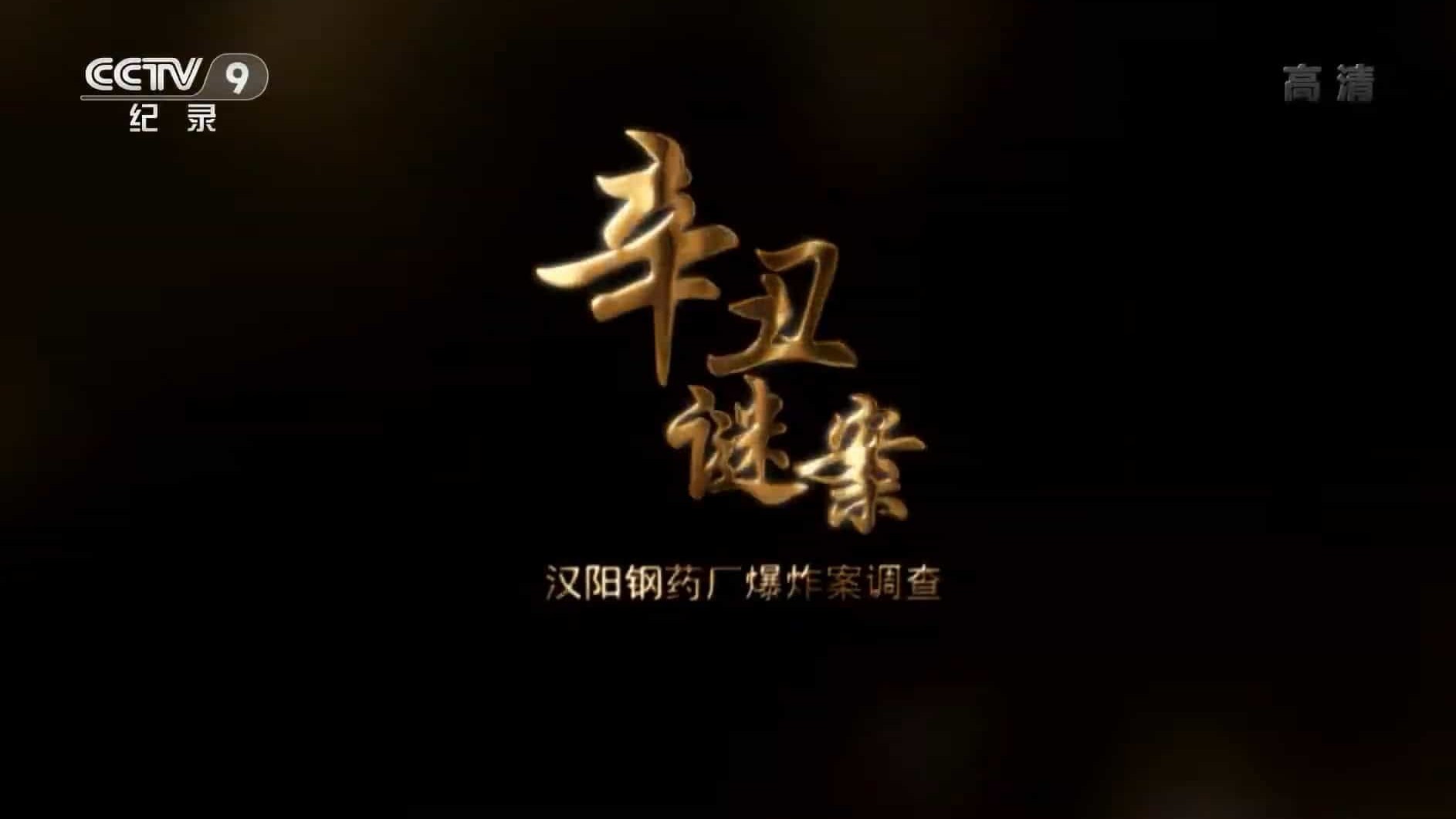 央视纪录片《辛丑谜案：汉阳钢药厂爆炸案调查 2019》全2集 国语中字 1080P高清网盘下载