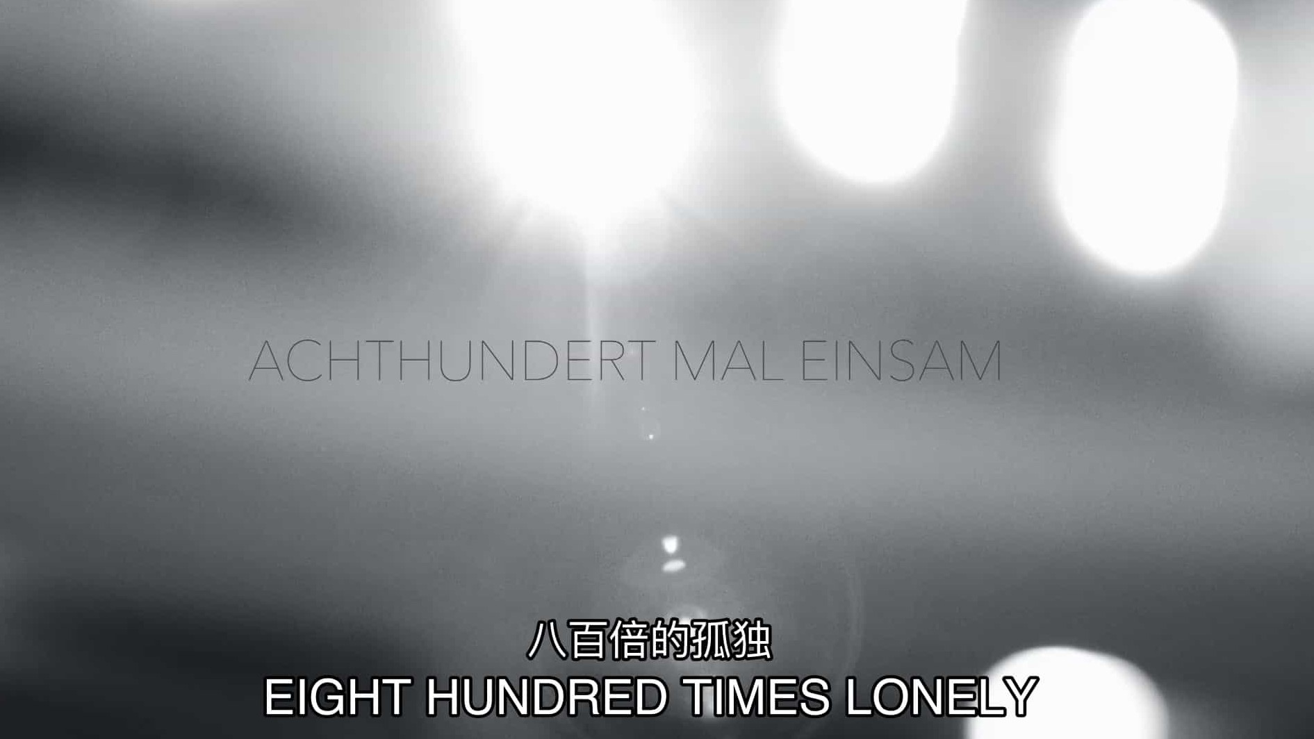 德国纪录片《八百次的孤独 Eight Hundred Times Lonely 2019》全1集 英语中英双字 1080P高清网盘下载