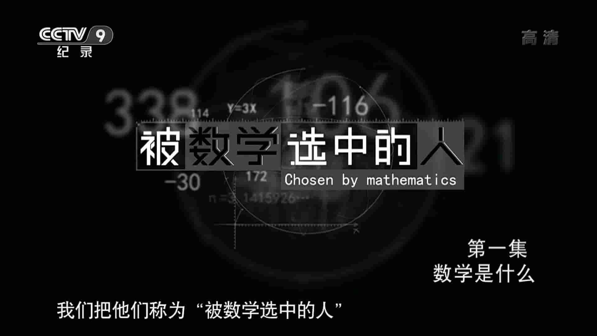 央视纪录片《被数学选中的人 Chosen by Mathematics 2021》全4集 国语中字 1080i高清网盘下载