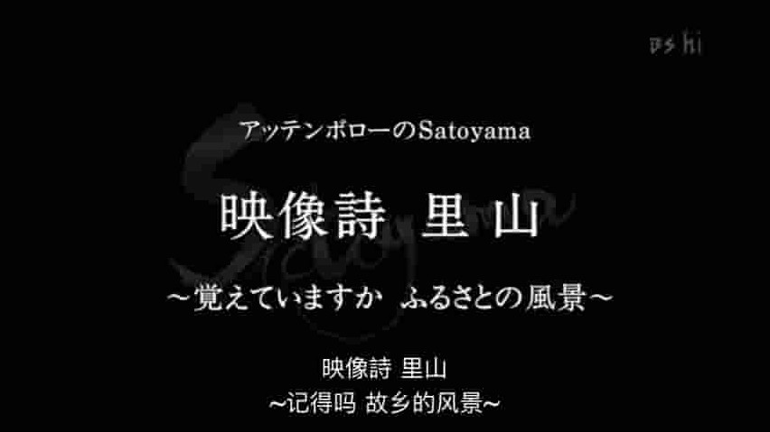 NHK纪录片《映像诗 – 里山: 还记得吗? 故乡的风景 Satoyama: Do You Remember? The View Of Hometown 2008》全1集 日语中字 720P高清网盘下载