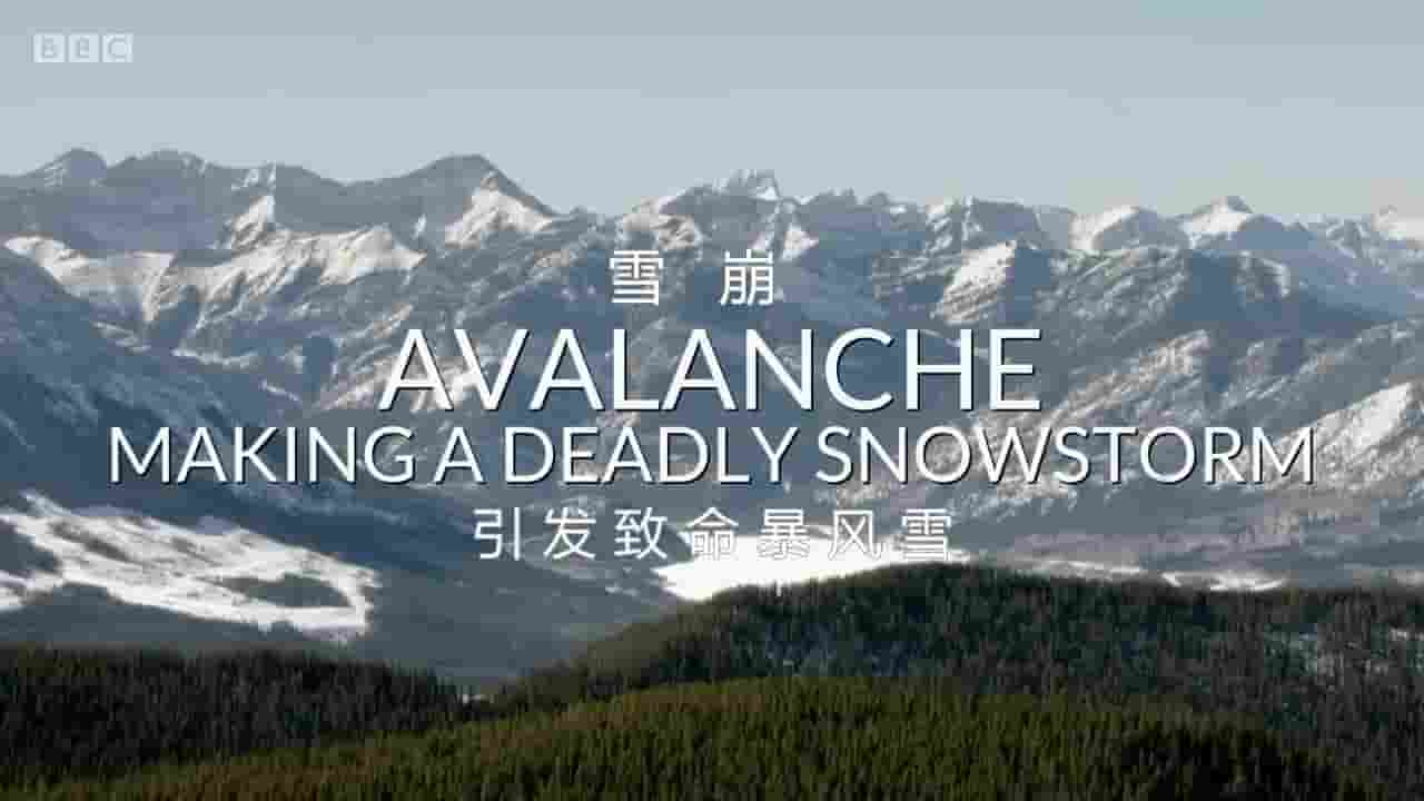 BBC纪录片/地平线系列《雪崩：引发致命暴风雪 Avalanche: Making a Deadly Snowstorm 2018》全1集 英语内嵌中英双字 720P高清网盘