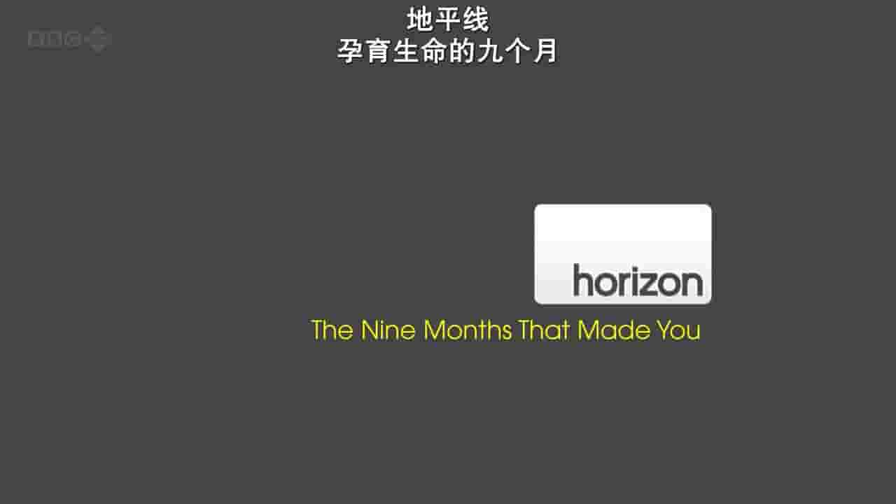 BBC纪录片/地平线系列《怀胎九月 The Nine Months That Made You 2011》全1集 英语内嵌中英双字 720P高清网盘