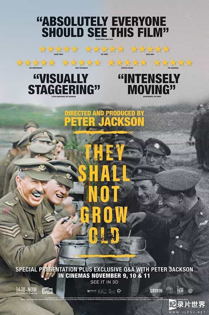 他们已不再变老 They Shall Not Grow Old 2018