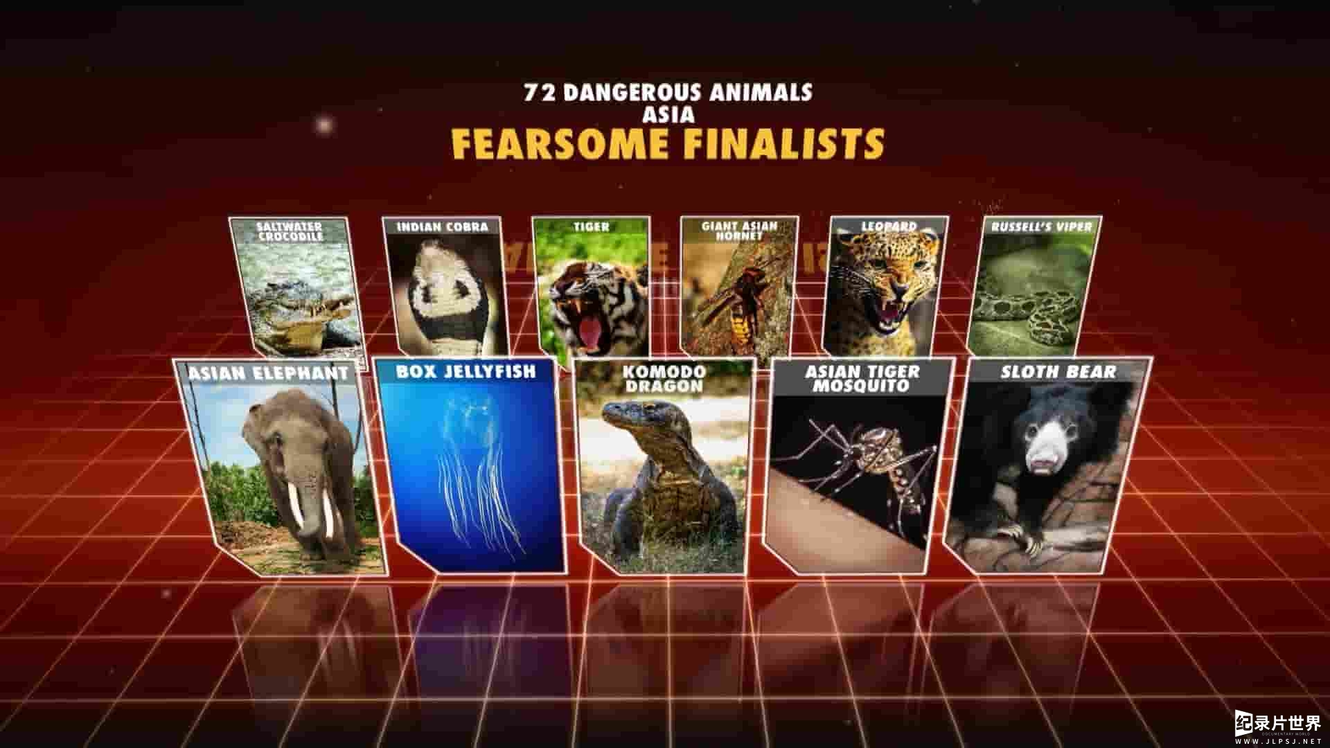 Netflix纪录片《72种危险动物：亚洲篇72 Dangerous Animals - Asia Season 1 (2018)》第1季 全12集