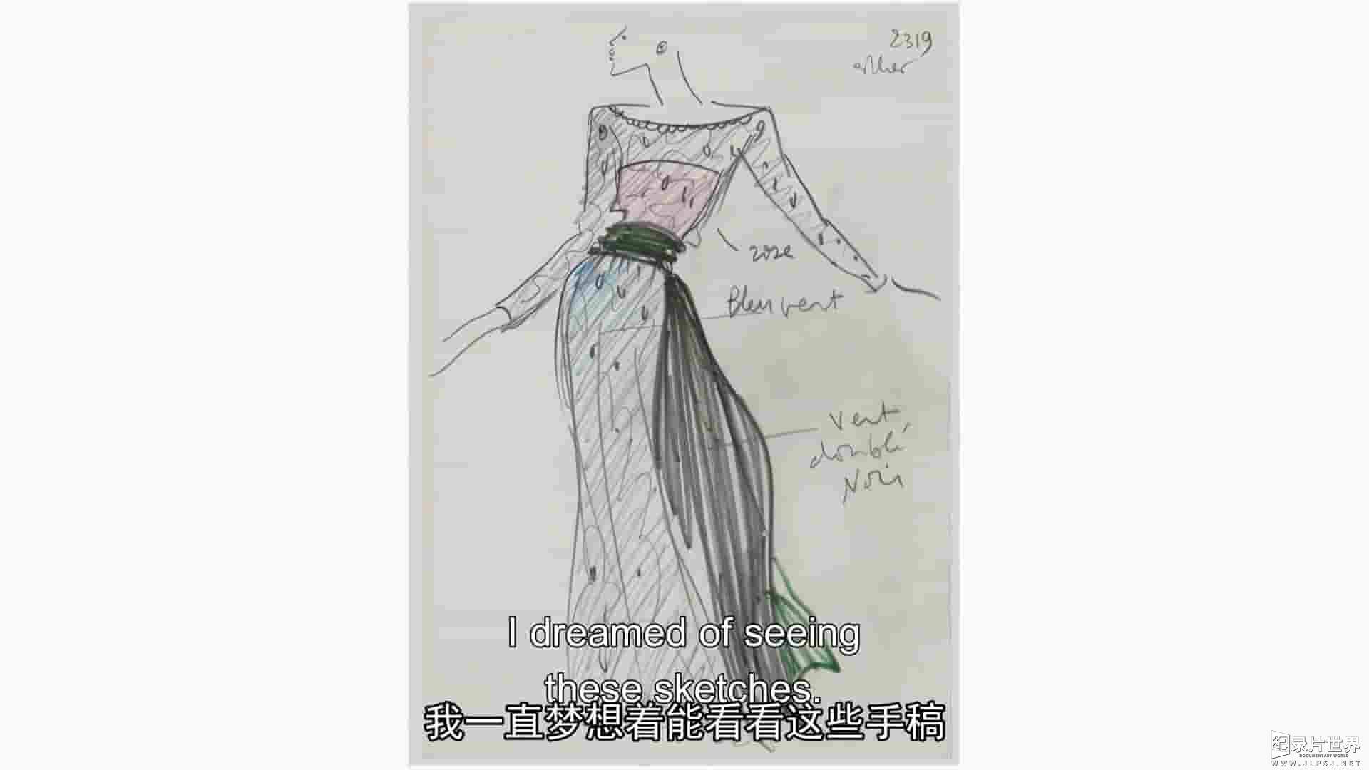 美国纪录片《伊夫·圣罗兰的素描 Yves Saint Laurent's Sketches 2017》全1集