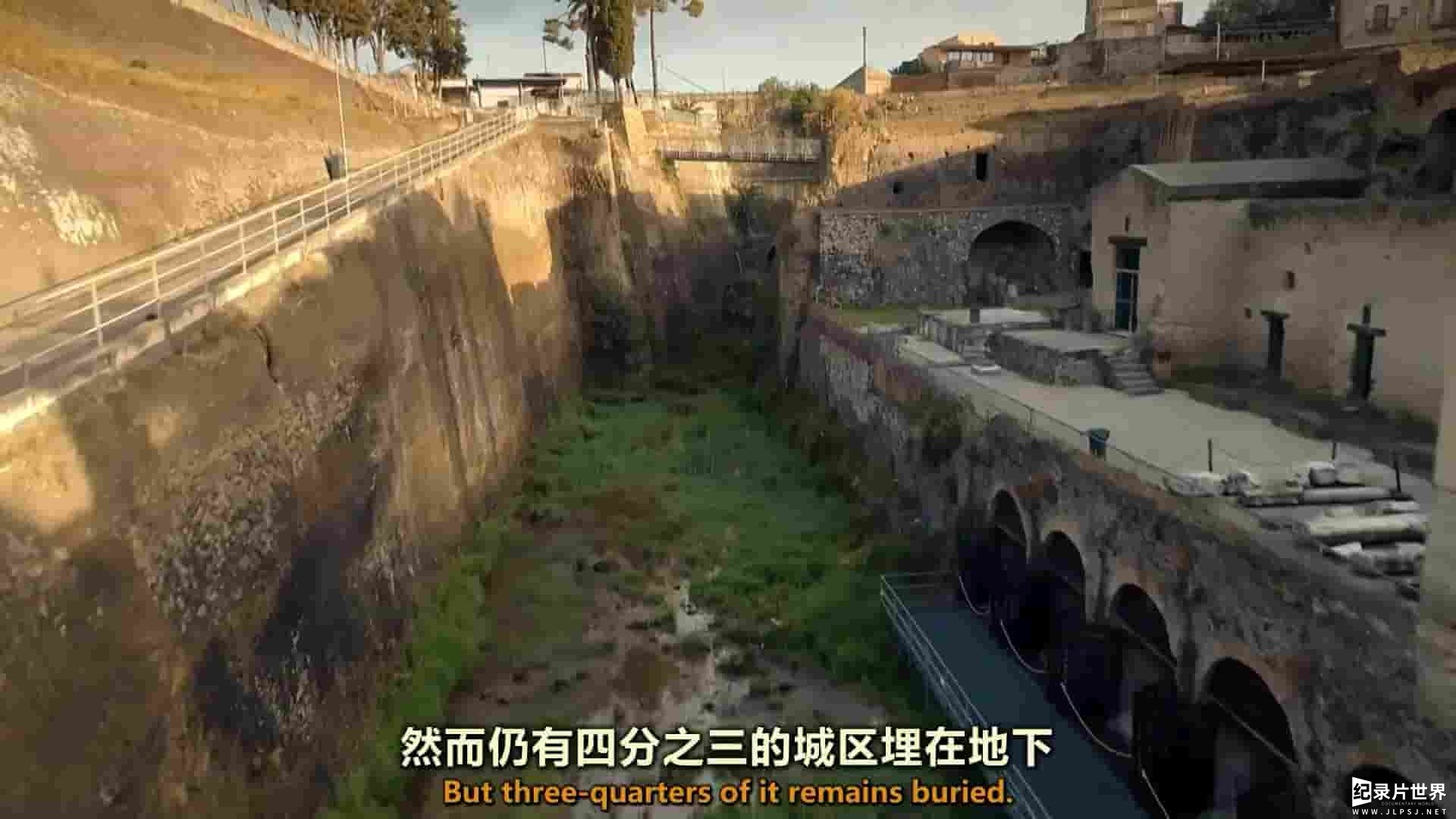 探索频道《揭秘：被火山吞没的赫库兰尼姆 Unearthed：Vesuvius’s Secret Victim 2019》全1集 